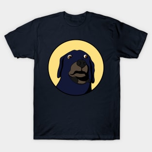 Funny Animal Graphic Design - Scared Dog T-Shirt